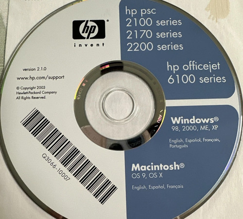 Officejet 6100 series cd - hp,